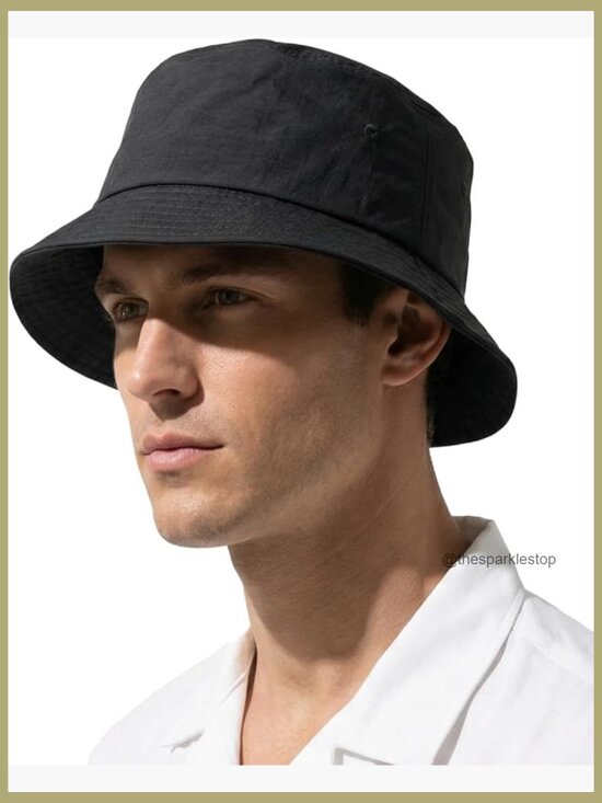 Quick-Dry Polyester Bucket Hat With Chin Strap Packable Sun Hat main image 4